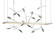 Four Seasons LED Pendant in Vintage Platinum (39|139756LEDSHRT82)