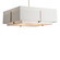 Exos Exos Square Large Double Shade Pendant in White (39|139635SKTMULT02SF2012SE2401)