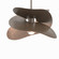Hibiscus One Light Pendant in Bronze (39|139450SKTMULT05)