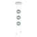 Abacus Abacus 3-Light LED Pendant in White (39|139059LEDSTND02YL0668)