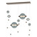 Abacus Abacus 7-Light Double Linear LED Pendant in Bronze (39|139054LEDSTND05YL0694)