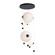 Abacus Abacus 4-Light Round LED Pendant in Sterling (39|139052LEDSTND85GG0694)