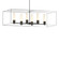 Portico Six Light Pendant in Black (39|138940SKTMULT1082GG0392)