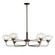 Nola Six Light Pendant in Black (39|137840SKTMULT10WC0593)