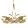 Corona Six Light Pendant in Modern Brass (39|136501SKTMULT86YE0352)