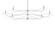 Willow Six Light Chandelier in Vintage Platinum (39|136352SKTMULT82)