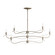 Willow Six Light Chandelier in Soft Gold (39|136350SKTMULT84)