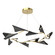 Plume LED Pendant in Modern Brass (39|135008LEDSTND8610)