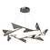 Plume LED Pendant in Oil Rubbed Bronze (39|135008LEDSTND1407)