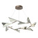 Plume LED Pendant in Bronze (39|135008LEDSTND0585)