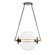 Otto Two Light Pendant in Black with Brass Accents (39|134405SKTLONG31ZK0219)