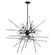 Griffin Six Light Pendant in Black (39|131590SKTMULT10ZM0709)