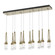Link Link 10-Light Clear Glass Pendant in Modern Brass (39|131207SKTSTND86ZM0434)