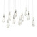 Luma Luma 10-Light Large Crystal Pendant in Bronze (39|131201SKTLONG05CR)