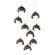 Brooklyn LED Pendant in Bronze (39|131105SKTLONG0514GG0711)