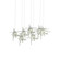 Tura LED Pendant in Vintage Platinum (39|131095SKTLONG82II0728)