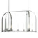 Triomphe Nine Light Pendant in Vintage Platinum (39|131075SKTMULT82FD0462)