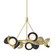 Brooklyn Nine Light Pendant in Modern Brass (39|131068SKTMULT8610GG0711)