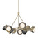 Brooklyn Nine Light Pendant in Soft Gold (39|131068SKTMULT8489GG0711)