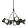 Brooklyn Nine Light Pendant in Black (39|131068SKTMULT1089GG0711)