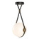 Derby LED Pendant in Black (39|131042LEDSTND1027LKHFGG0680)