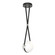 Derby Derby Small LED Pendant in Black (39|131040LEDSTND1024LKHFGG0670)