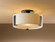 Impressions One Light Semi-Flush Mount in Soft Gold (39|126753SKT84GG0218)