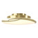 Flora LED Flush Mount in Modern Brass (39|126742LED86GG0437)