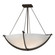 Compass Three Light Semi-Flush Mount in Bronze (39|124560SKT05GG0054)