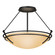 Tryne Two Light Semi-Flush Mount in Black (39|124422SKT10SS0047)