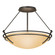 Tryne Two Light Semi-Flush Mount in Dark Smoke (39|124422SKT07SS0047)