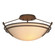 Tryne Two Light Semi-Flush Mount in Bronze (39|124412SKT05SS0047)