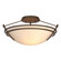 Tryne Two Light Semi-Flush Mount in Bronze (39|124412SKT05GG0047)