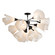 Mobius LED Semi-Flush Mount in Soft Gold (39|124362SKT84SH1987)