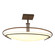 Mackintosh Two Light Semi-Flush Mount in Bronze (39|124341SKT05GG0089)