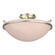 Simple Lines Three Light Semi Flush Mount in Modern Brass (39|124304SKT86GG0053)