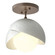 Brooklyn One Light Semi-Flush Mount in Bronze (39|121377SKT0505GG0711)