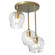 Ume Three Light Semi-Flush Mount in Soft Gold (39|121373SKT84FD0710)