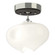 Ume One Light Semi-Flush Mount in Sterling (39|121372SKT8514FD0710)
