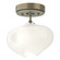 Ume One Light Semi-Flush Mount in Soft Gold (39|121372SKT8485FD0710)