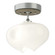 Ume One Light Semi-Flush Mount in Vintage Platinum (39|121372SKT8284FD0710)