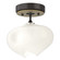 Ume One Light Semi-Flush Mount in Oil Rubbed Bronze (39|121372SKT1486FD0710)