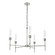 Vela Vela 5 Arm Chandelier in Sterling (39|105045SKT85ZM0611)
