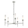 Vela Vela 5 Arm Chandelier in Sterling (39|105045SKT85FD0611)