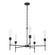 Vela Five Light Chandelier in Oil Rubbed Bronze (39|105045SKT14ZM0611)