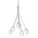 Flora Six Light Chandelier in Vintage Platinum (39|103043SKT82ZS0354)