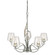Flora Five Light Chandelier in Sterling (39|103040SKT85ZM0236)