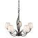 Flora Five Light Chandelier in Oil Rubbed Bronze (39|103040SKT14GG0236)