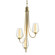 Flora Three Light Chandelier in Ink (39|103033SKT89GG0303)