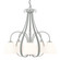 Sweeping Taper Five Light Chandelier in Vintage Platinum (39|101445SKT82GG0001)